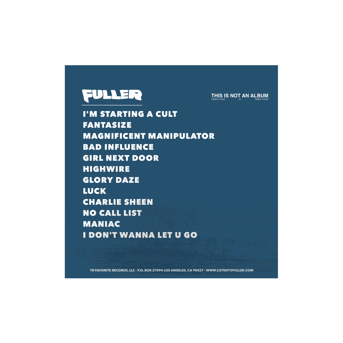 THIS IS NOT AN ALBUM - CD